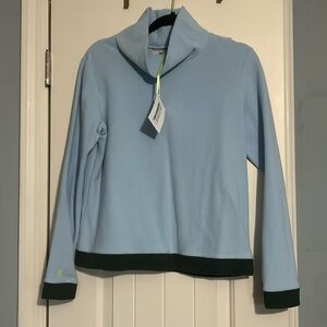 Dudley Stephens Park Slope CB - Terry Fleece Ice Blue/Hunter Green - medium